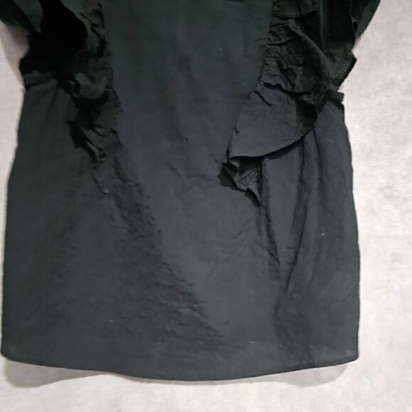 Women's Short Flutter Sleeve Tank Top XS - Picture 3 of 4